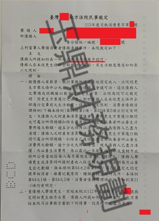 債務更生 債務更生