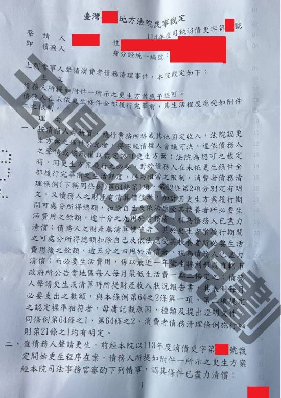 債務更生