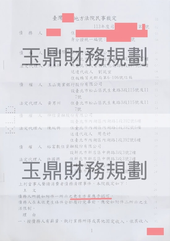債務更
生 債務更生