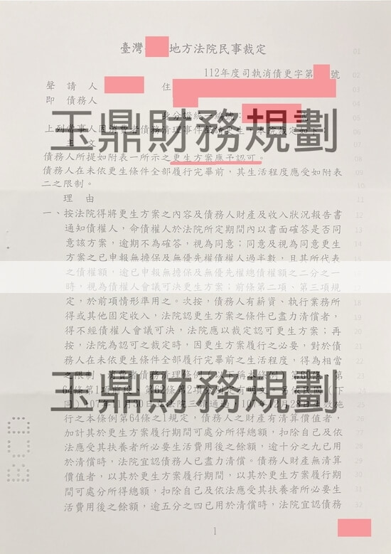 債務更生