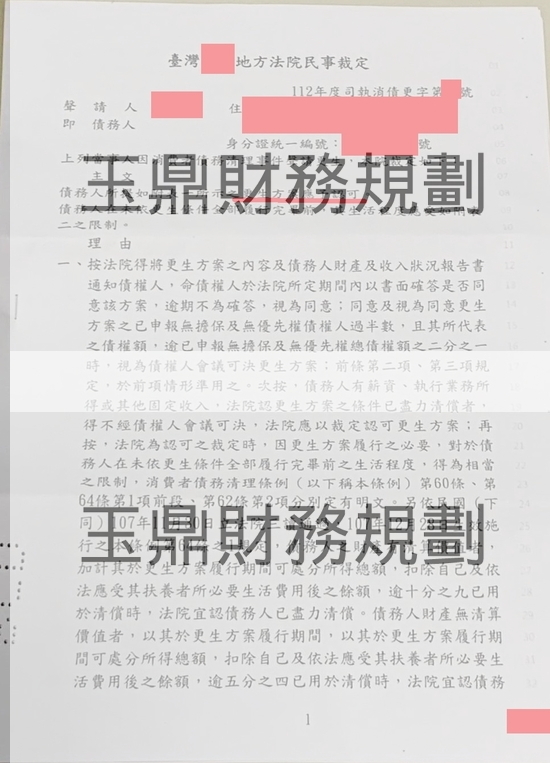 債務更生