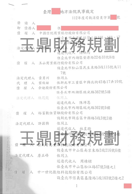 債務更生 債務更生