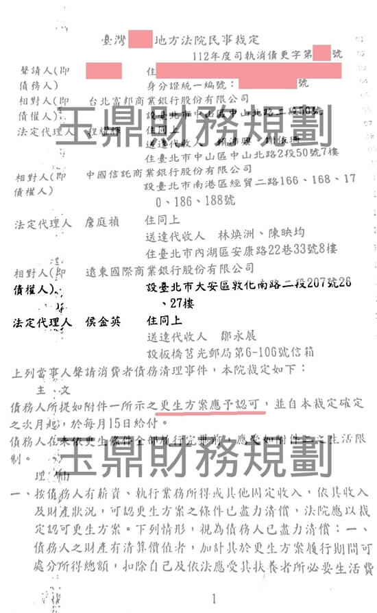 債務更生 債務更生
