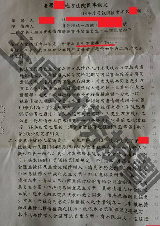 債務更生