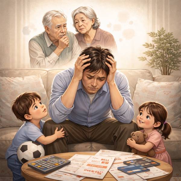 夾心世代的債壓人生